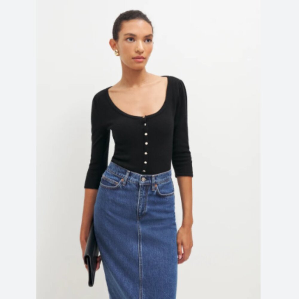 Reformation cashmere cardigan